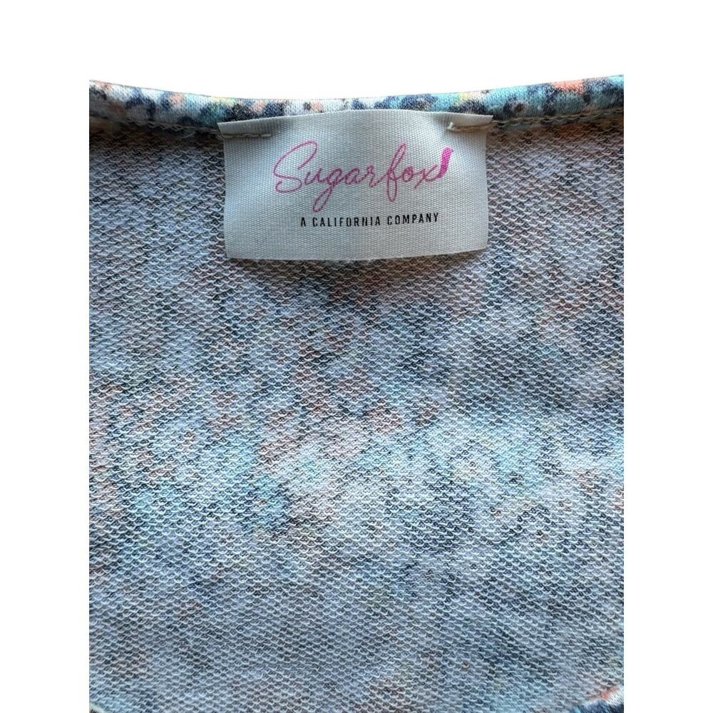 Sugarfox Sleeveless V-Neck Floral Tunic Top Multicolor XL K07 - Picture 3 of 5